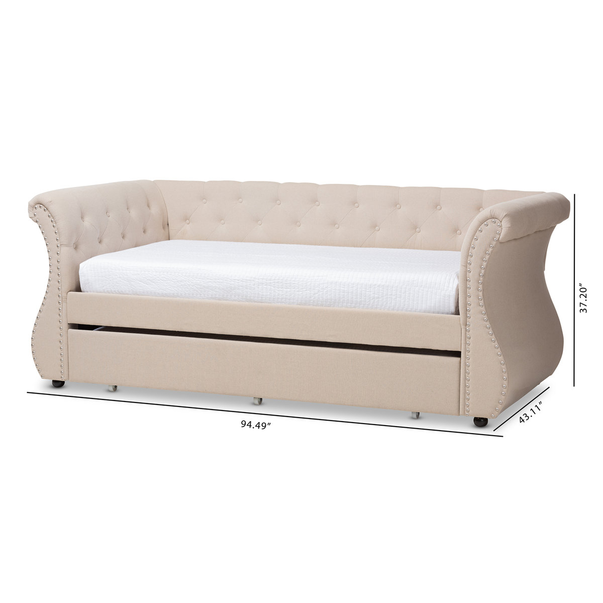 Alcott Hill® Lanning Twin Daybed with Trundle & Reviews Wayfair